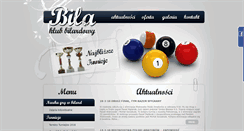Desktop Screenshot of bilard-tarnow.pl